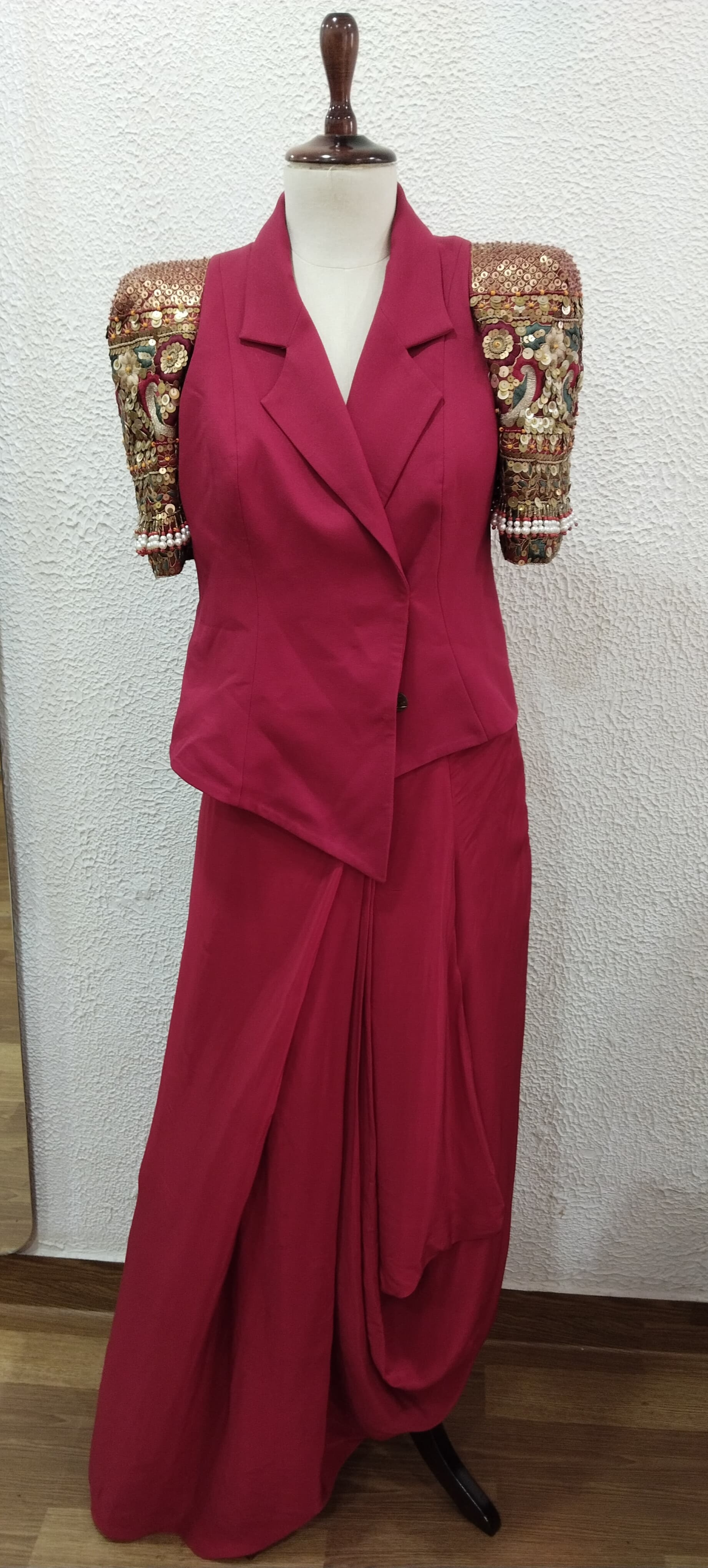 Crimson Regal Drape Set