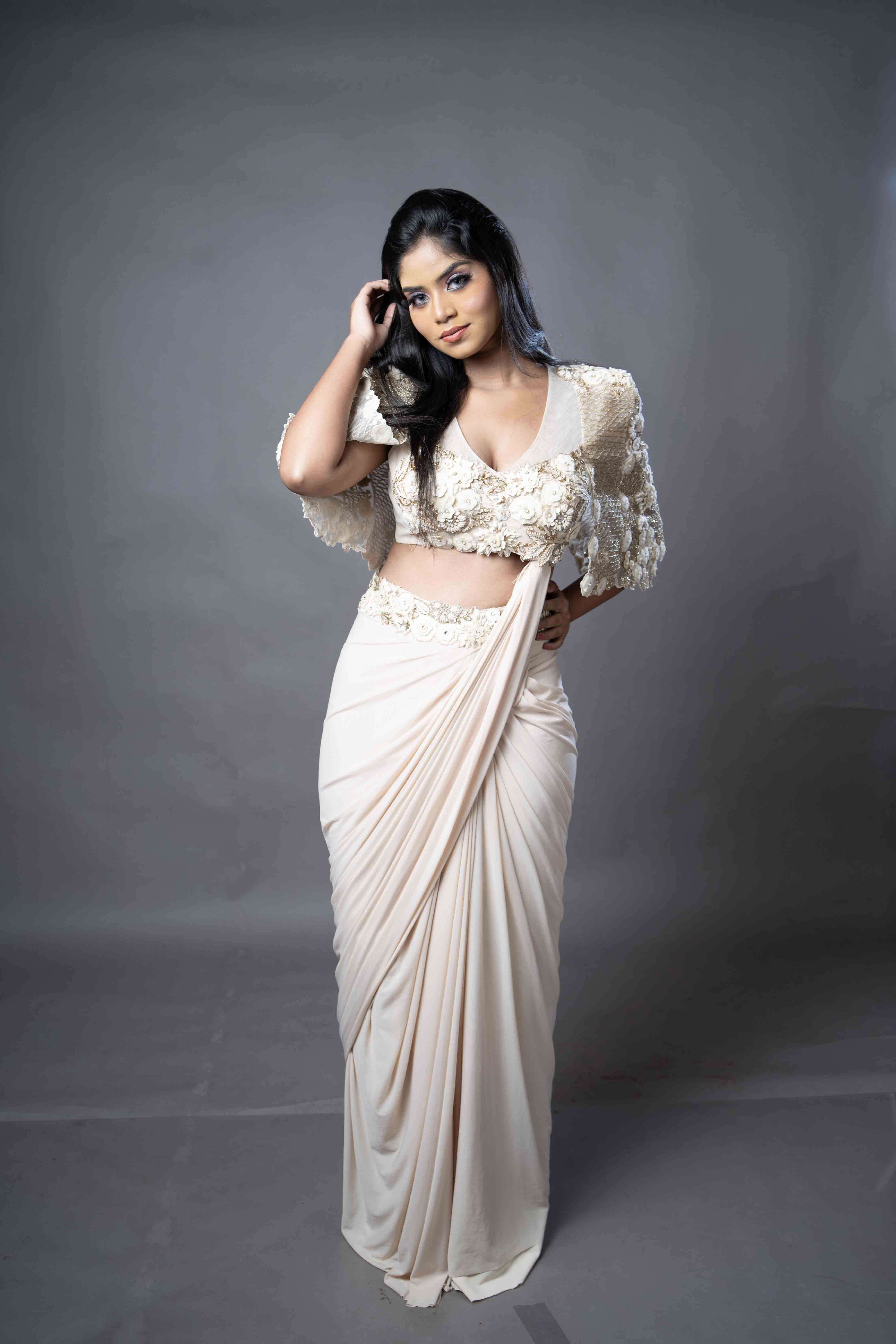Florance Drape Saree