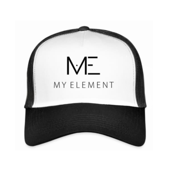 CASQUETTE BLANC/NOIR MY ELEMENT