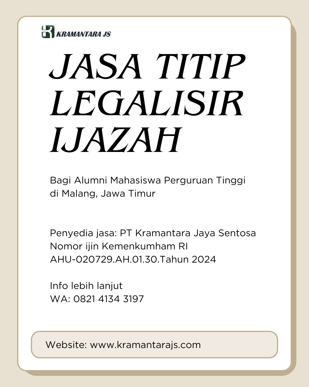 Jasa Pengurusan Legalisasi Ijazah - Solusi Cepat dan Mudah untuk Kebutuhan Anda!