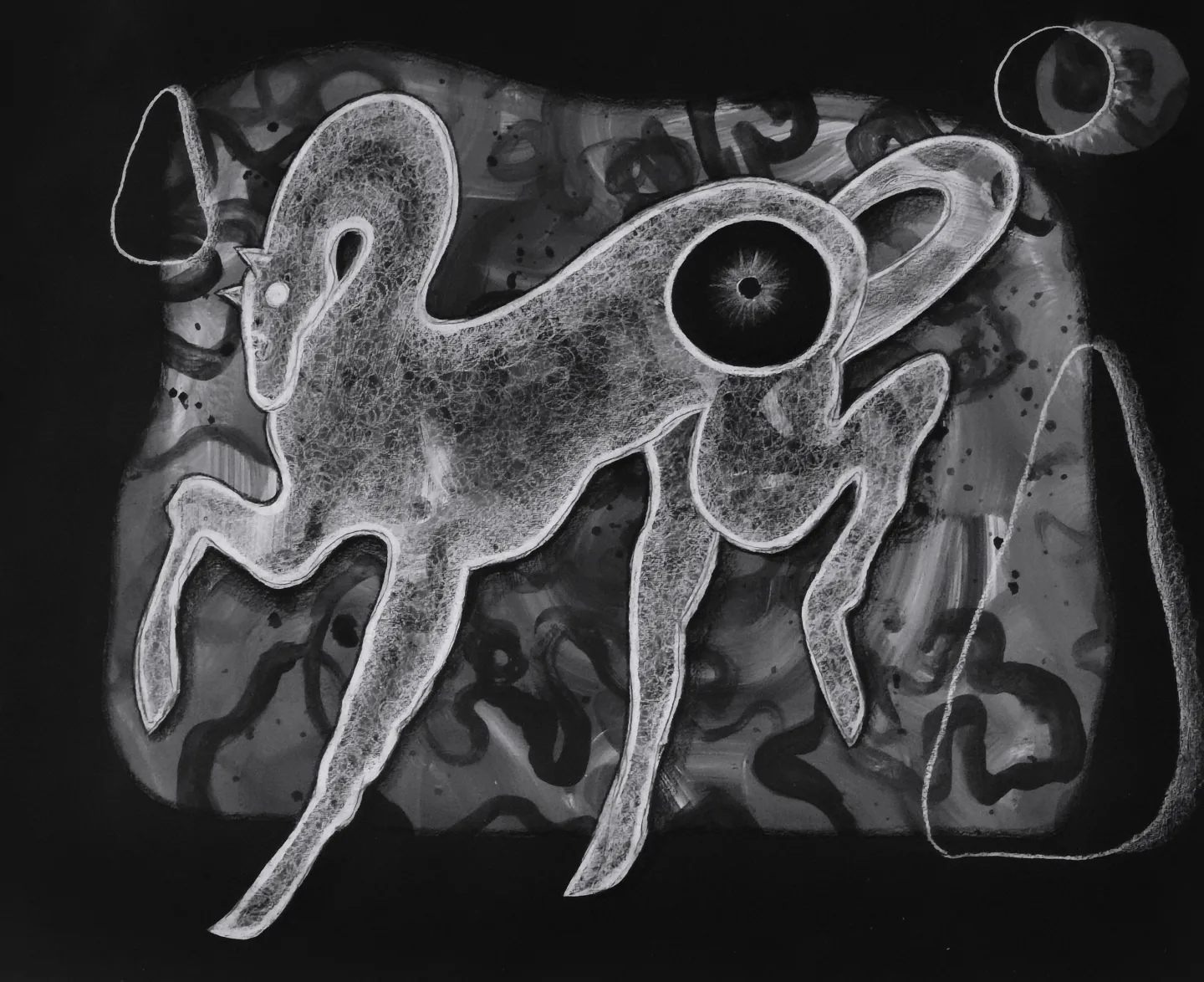 Cheval sans crinière