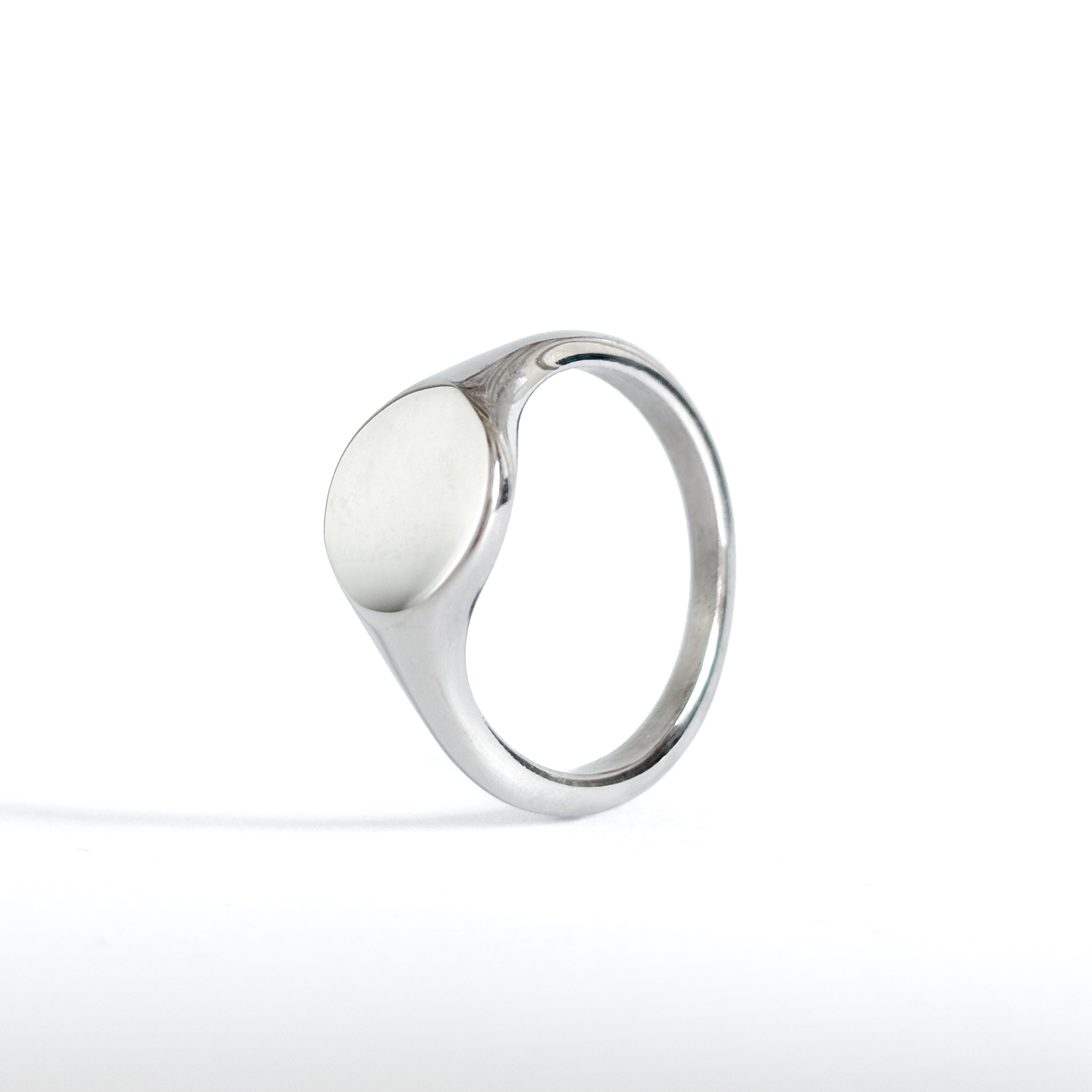 Chevalière ronde - Bague