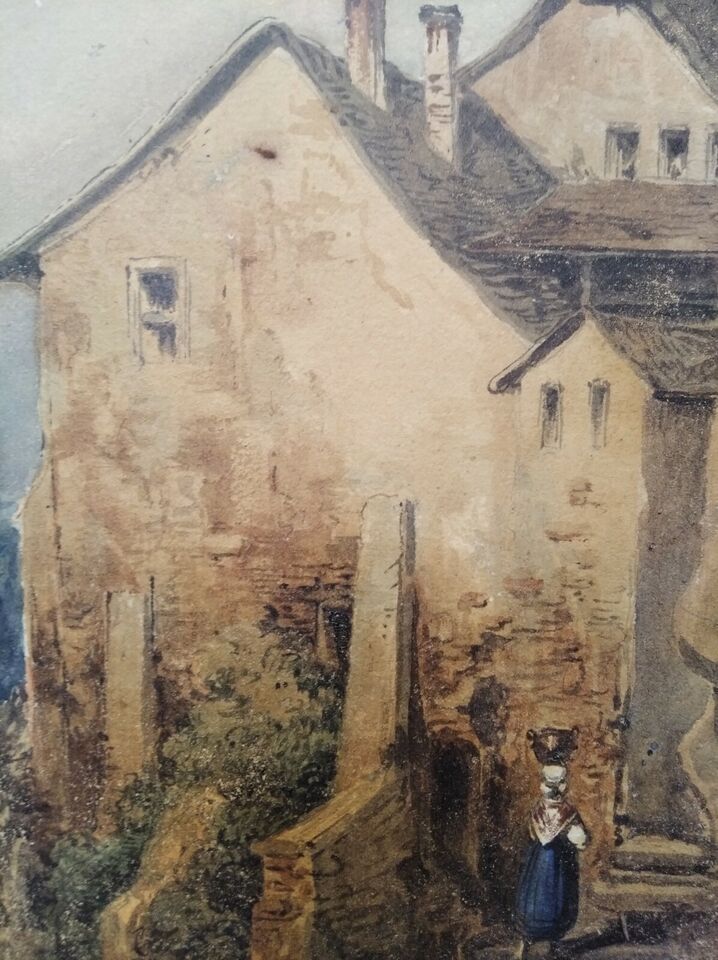 ECOLE FRANCAISE XIXe Paysage du sud
