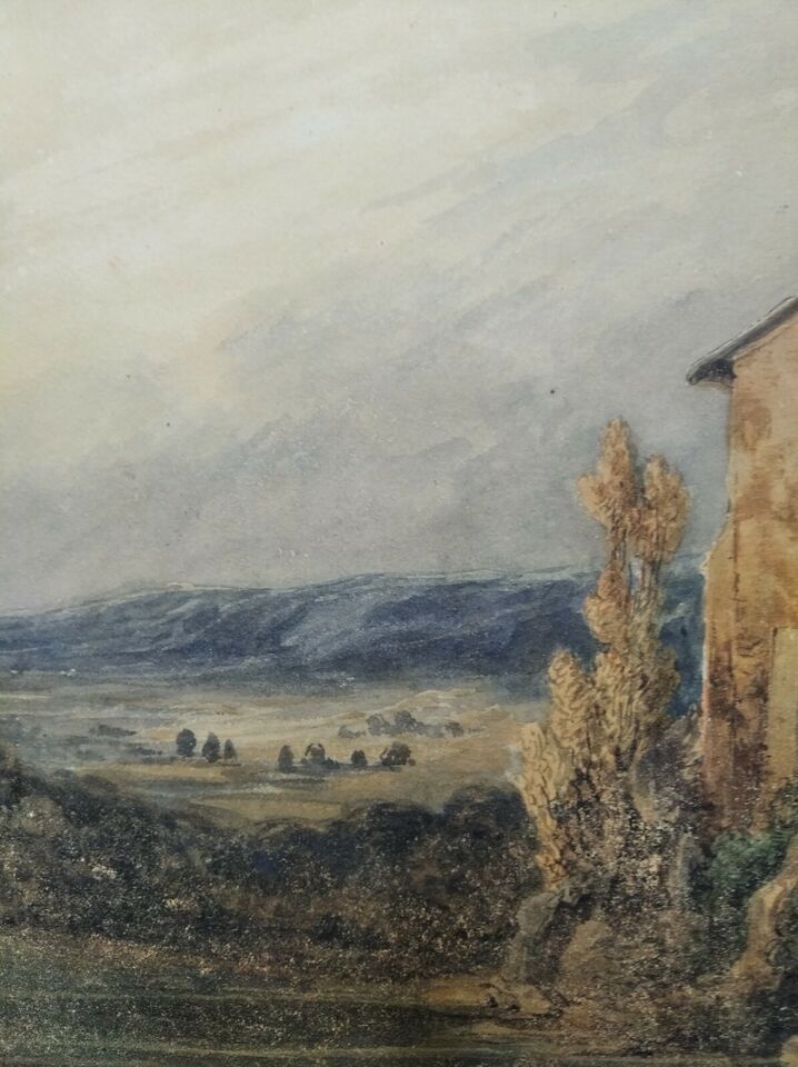 ECOLE FRANCAISE XIXe Paysage du sud