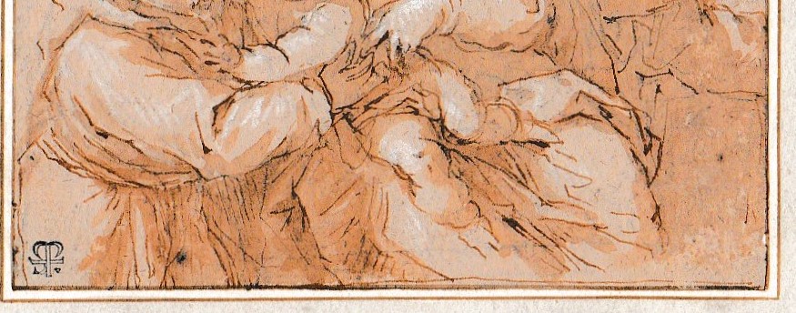 PALMA GIOVANE 1544-1628 Vierge a l'enfant accompagnée de Saints