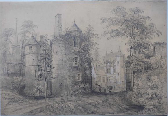PHILIPPE BENOIST 1813-1905 château de Clères