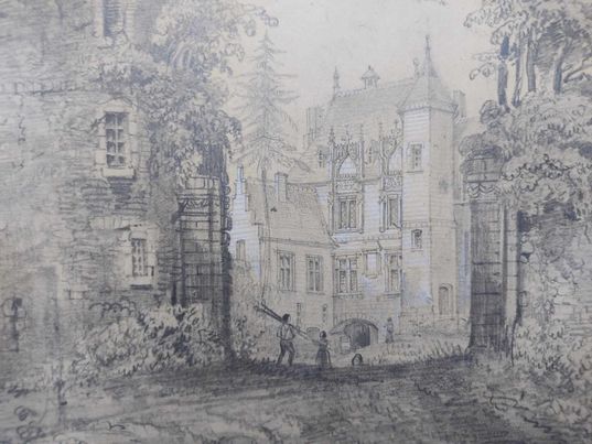 PHILIPPE BENOIST 1813-1905 château de Clères