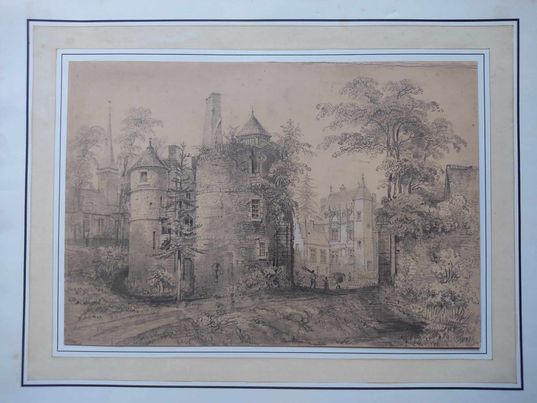 PHILIPPE BENOIST 1813-1905 château de Clères