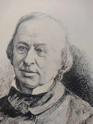 PORTRAIT DE EDOUARD LEFEBVERVE DE LABOULAYE