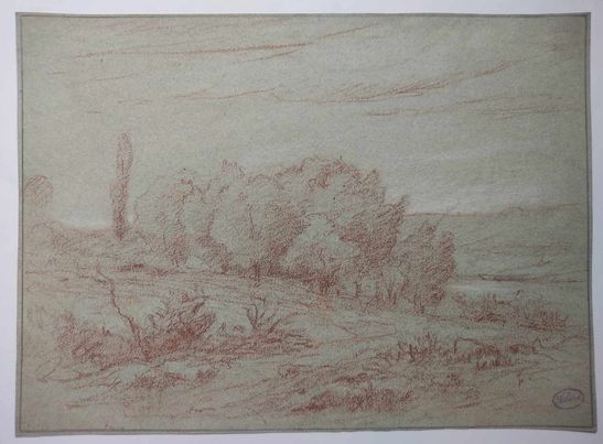 JEAN ALEXIS ACHARD 1807-1884 Paysage