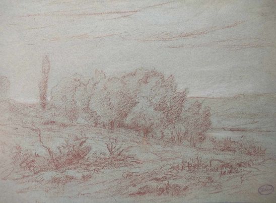 JEAN ALEXIS ACHARD 1807-1884 Paysage