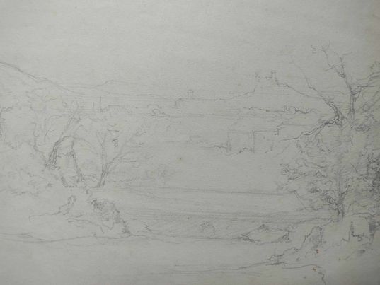 François-Auguste Ravier 1814-1895 Paysage