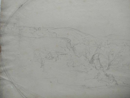 François-Auguste Ravier 1814-1895 Paysage