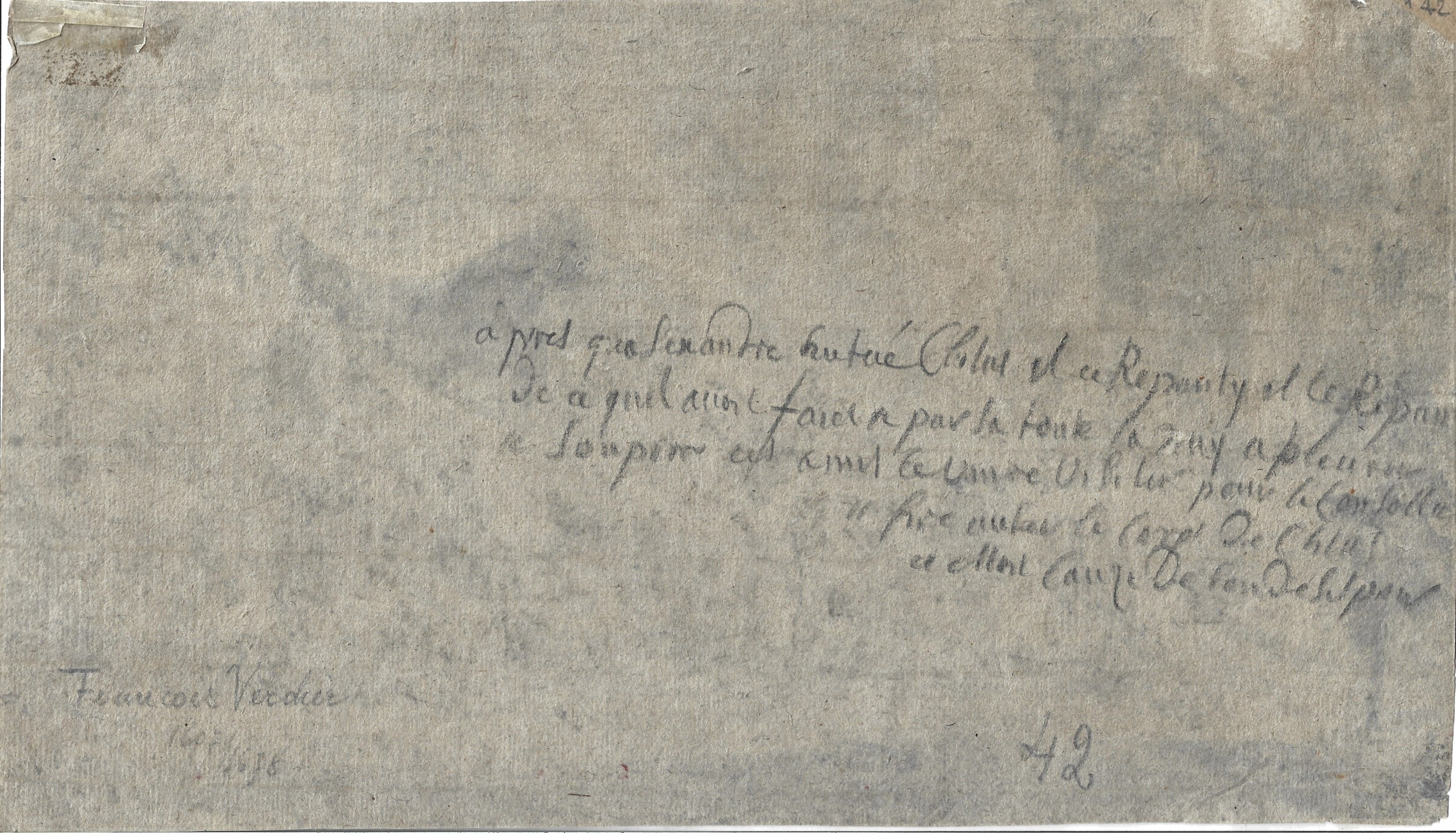 FRANCOIS VERDIER épisode de la vie de Alexandre