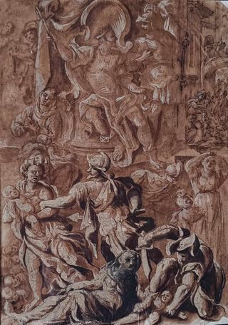 ECOLE ITALIENNE DU XVIè - Massacre des innocents