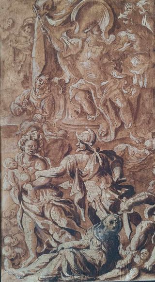 ECOLE ITALIENNE DU XVIè - Massacre des innocents
