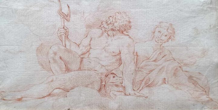 ECOLE ITALIENNE DU XVIIè- Hades et Perséphone