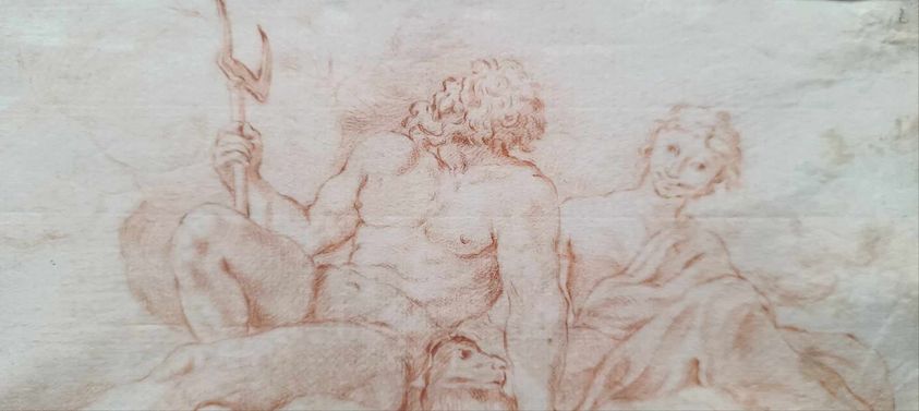 ECOLE ITALIENNE DU XVIIè- Hades et Perséphone