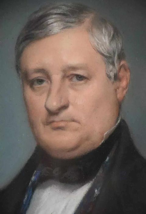 PAUL JOURDY 1805-1856 - Portrait d'homme