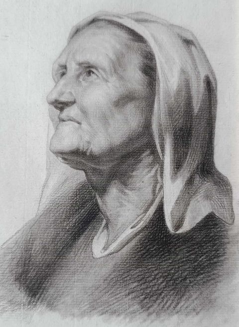 ECOLE FRANCAISE DU XIXè- Portrait de femme