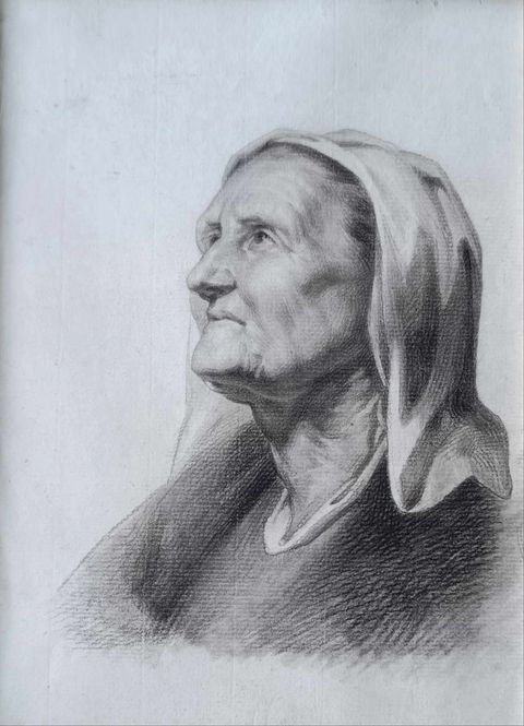 ECOLE FRANCAISE DU XIXè- Portrait de femme