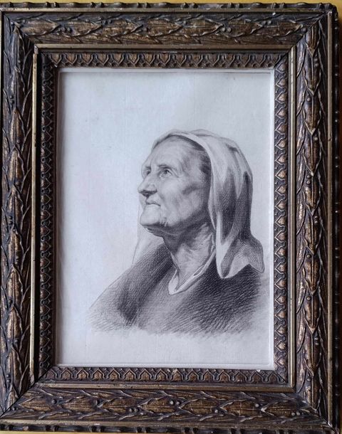 ECOLE FRANCAISE DU XIXè- Portrait de femme