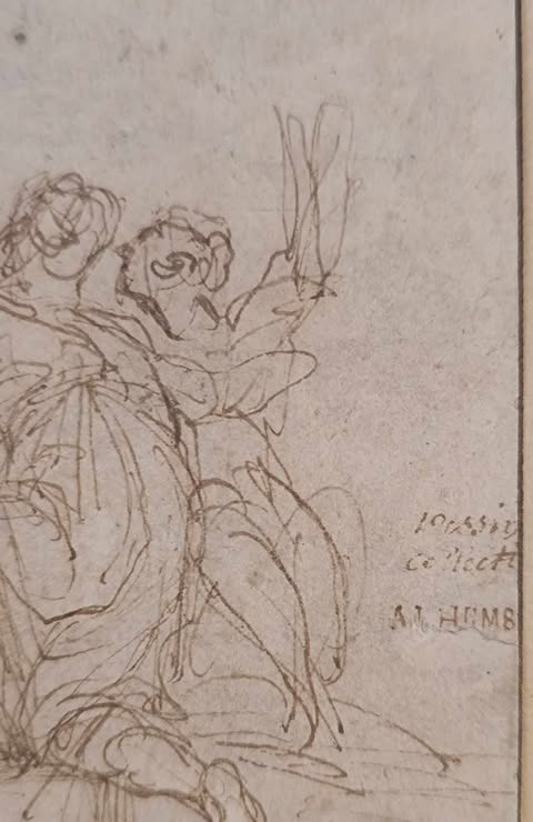 NICOLAS POUSSIN 1594-1665- étude préparatoire