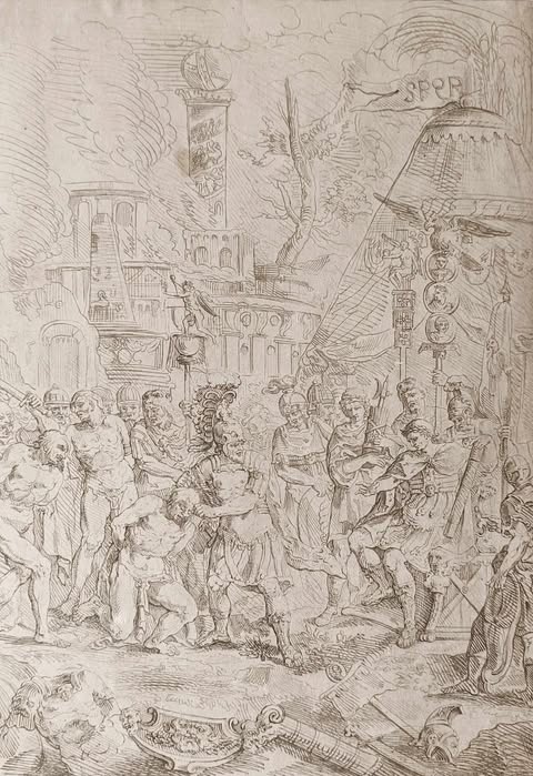 ECOLE FRANCAISE DU XVIIe -François Boitard 1670-1715-attribué a 