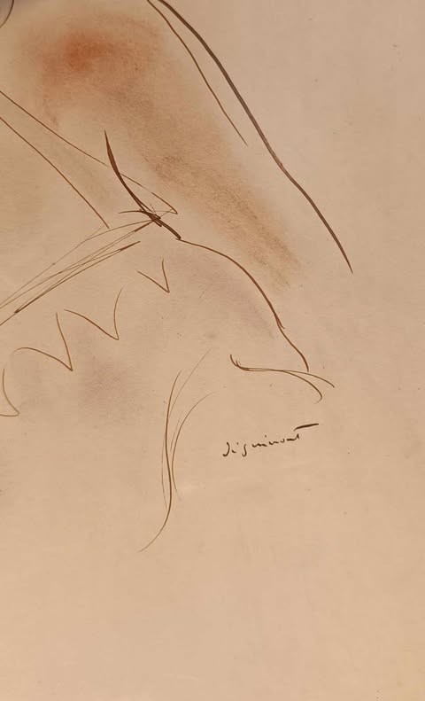 ANDRE DIGNIMONT 1891-1965 Portrait de Kiki de Montparnasse