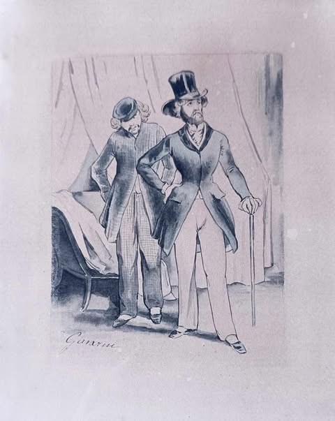 Paul Gavarni 1804-1866- Les étudiants de Paris