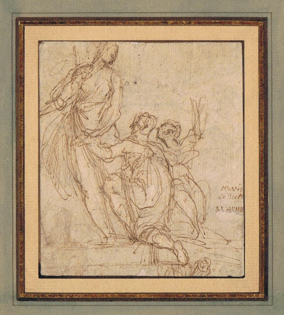 NICOLAS POUSSIN 1594-1665- étude préparatoire