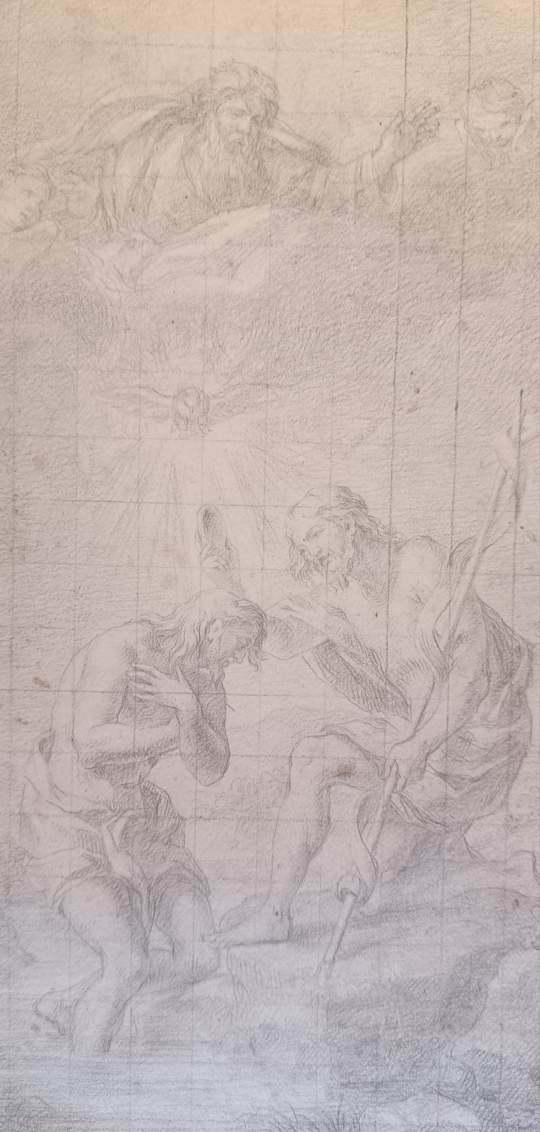 École du Italienne du XVIIIe- Le Baptême du Christ