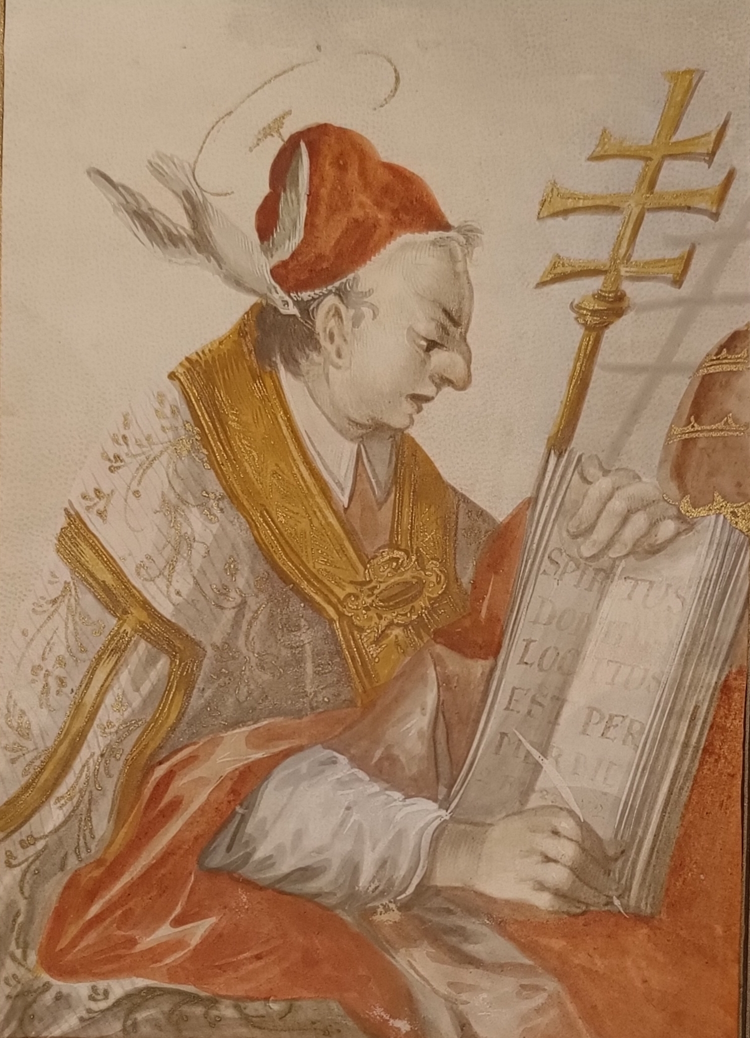 École Française de le fin du XVIIe- Saint Grégoire 