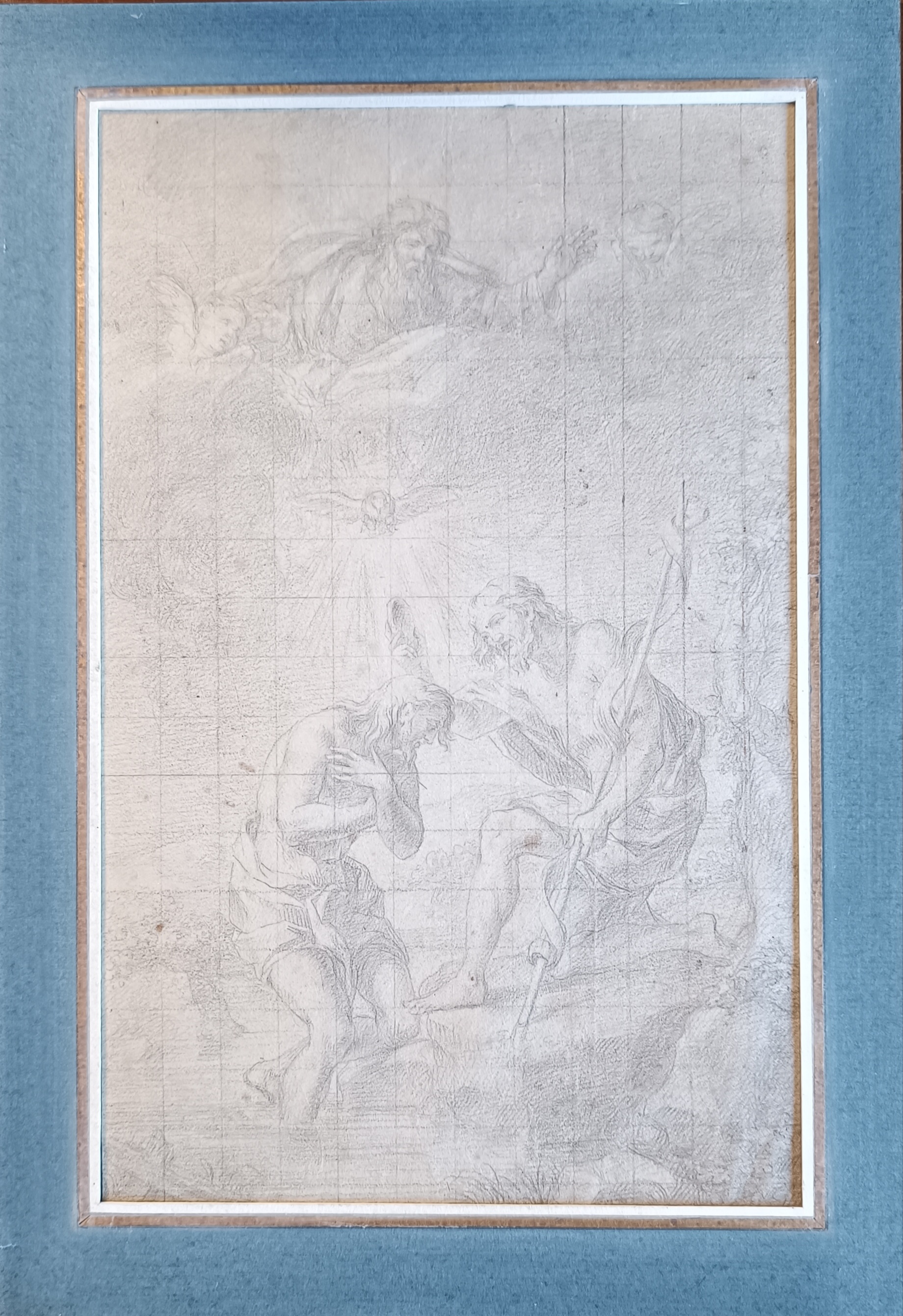 École du Italienne du XVIIIe- Le Baptême du Christ