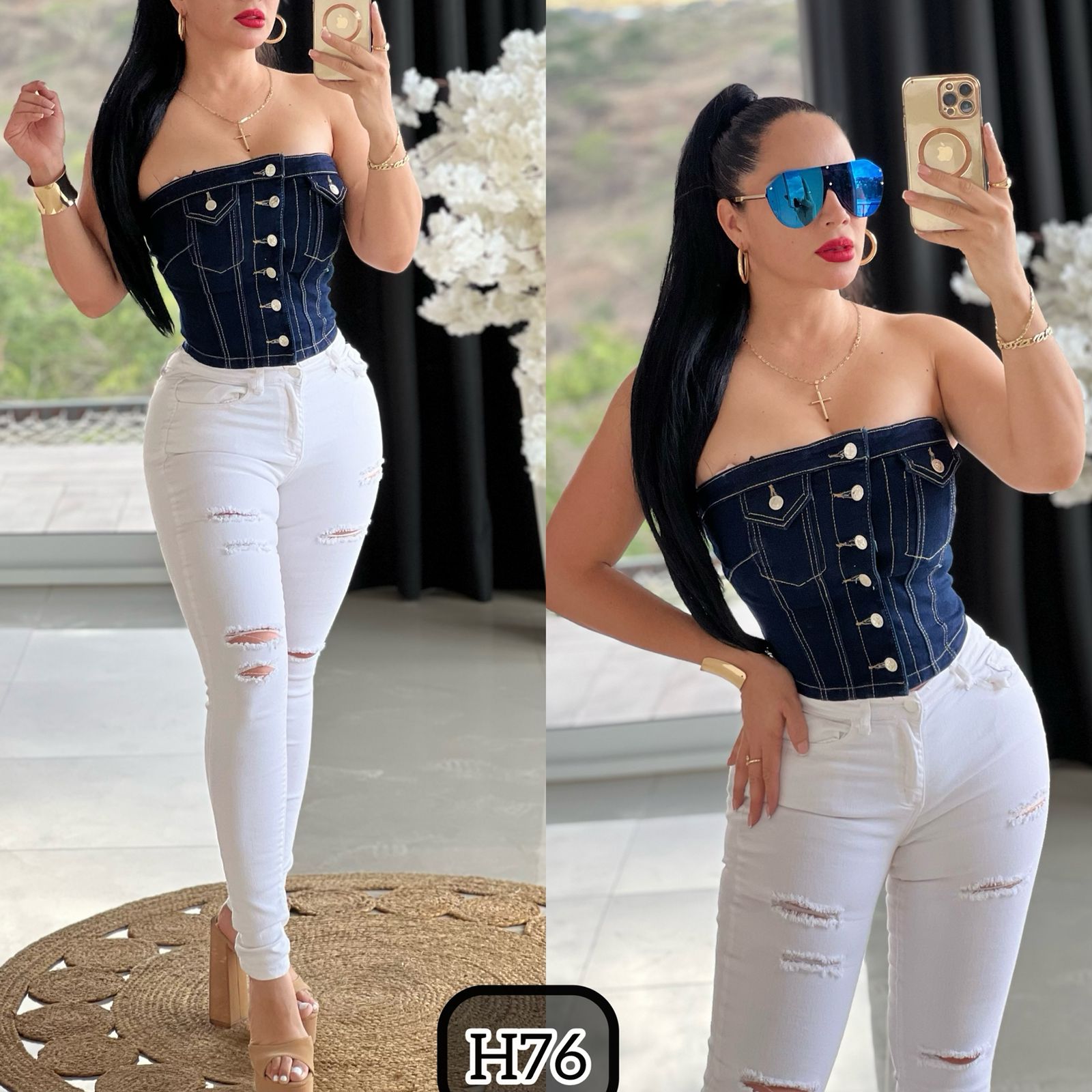 CORSET MEZCLILLA
