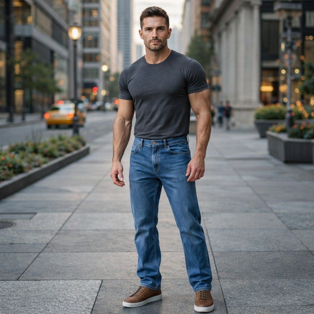 JEANS MEZCLILLA CABALLERO 