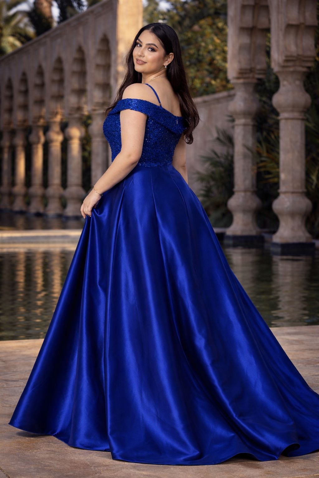 VESTIDO LARGO DE GALA