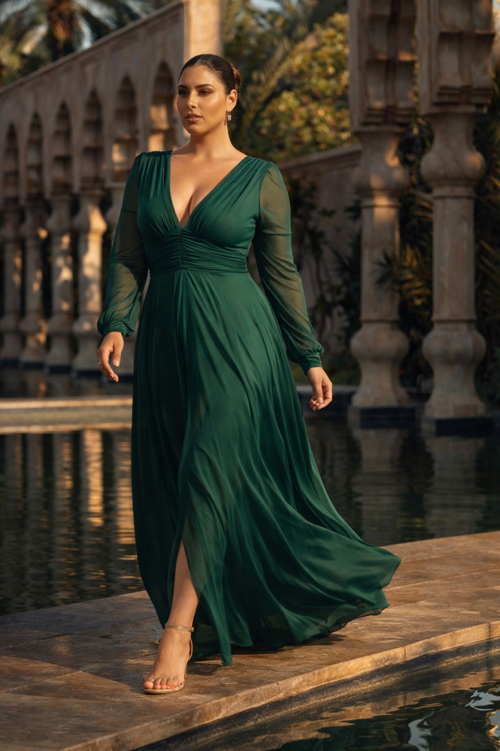 VESTIDO LARGO DE GALA