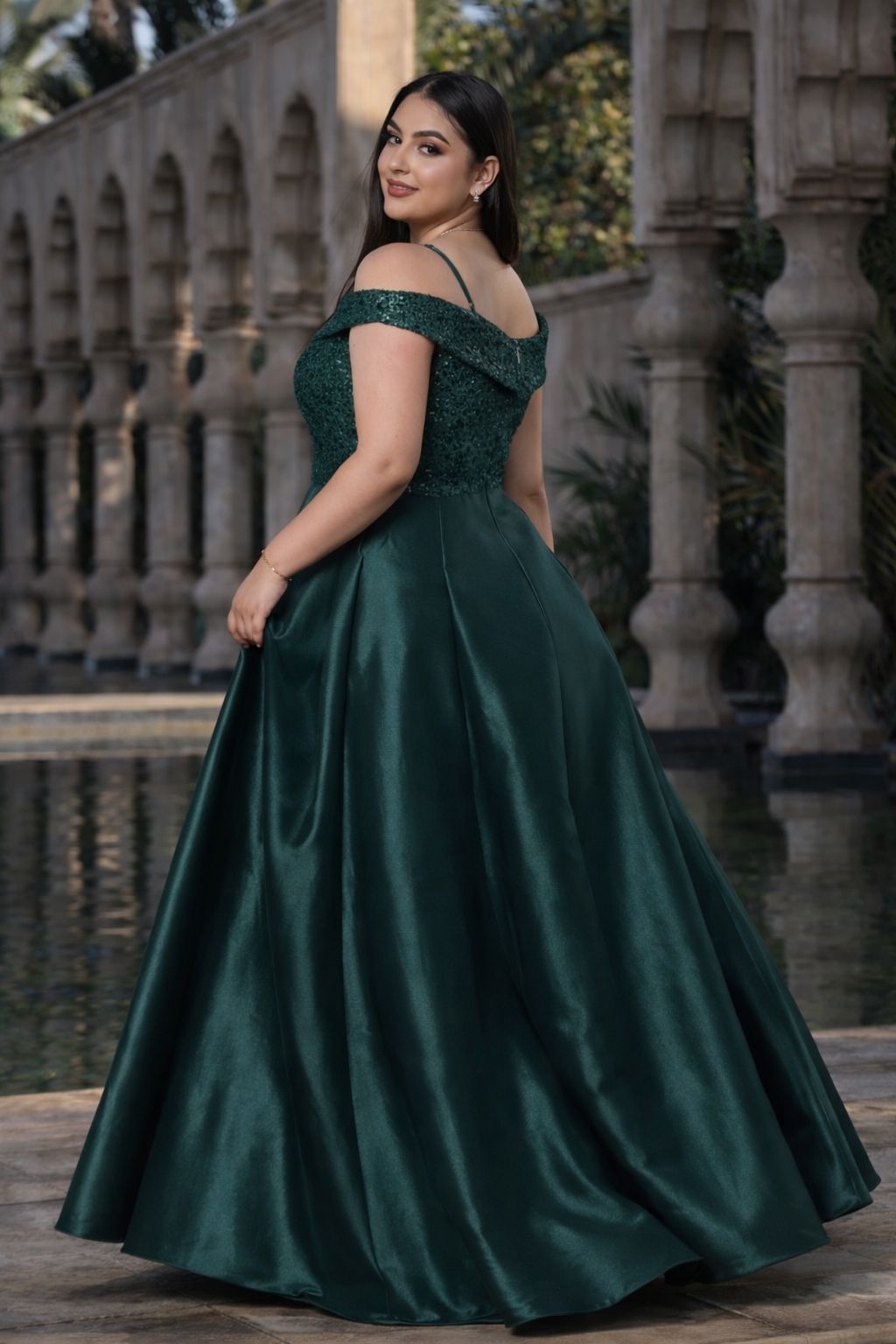 VESTIDO LARGO DE GALA