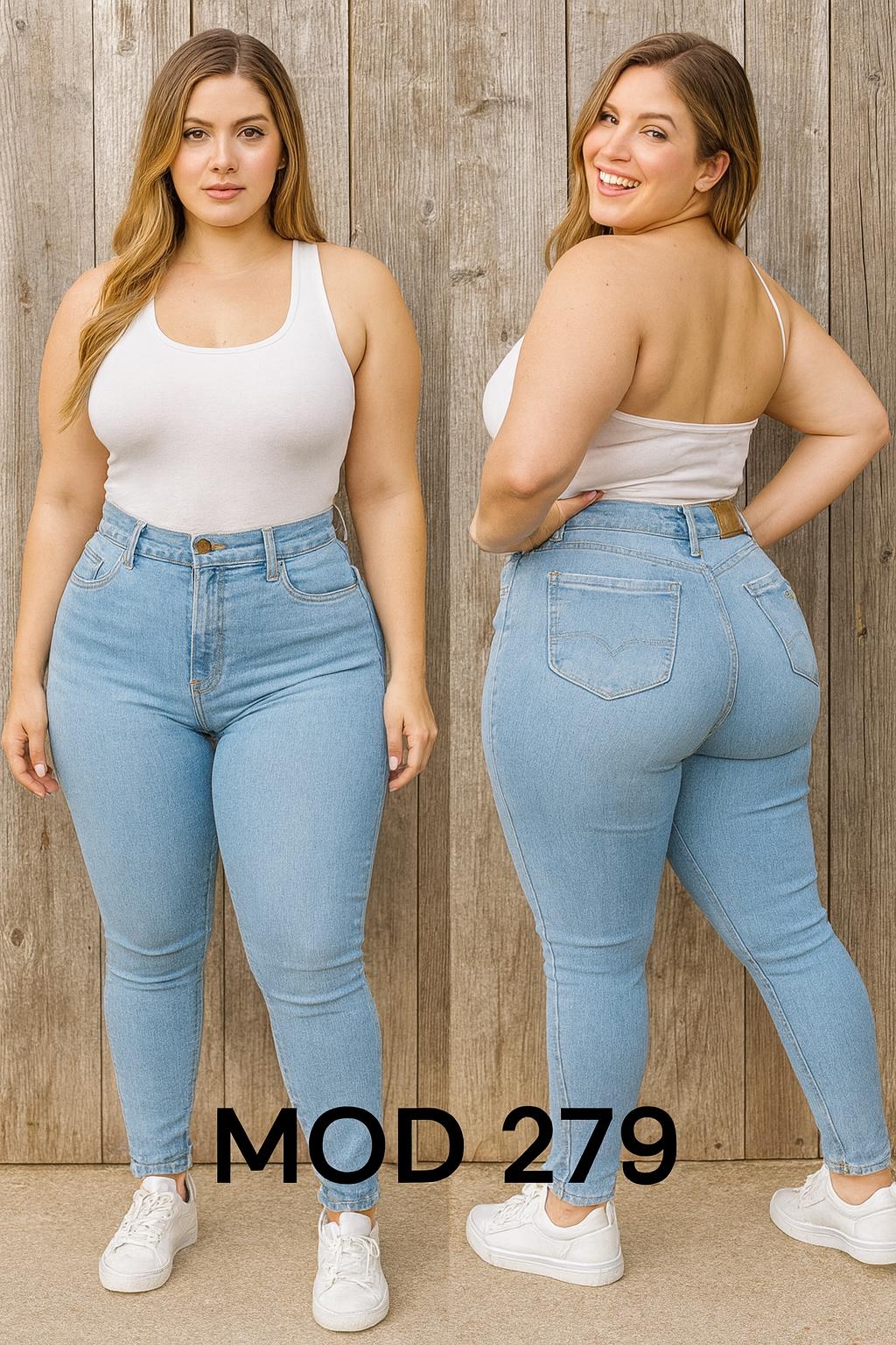 JEANS MEZCLILLA CURVY 
