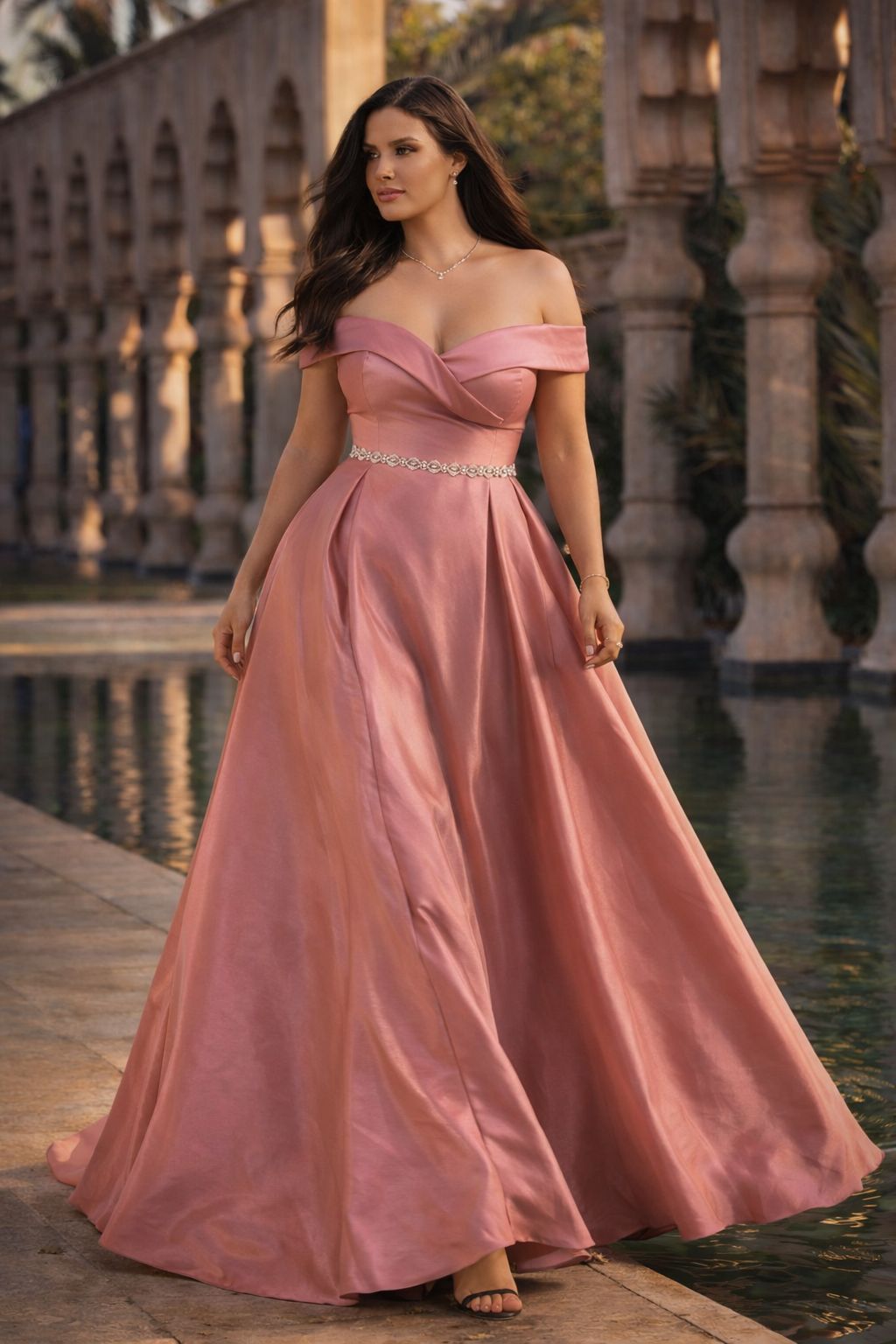 VESTIDO LARGO DE GALA