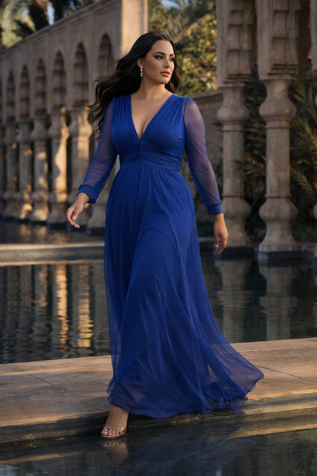 VESTIDO LARGO DE GALA