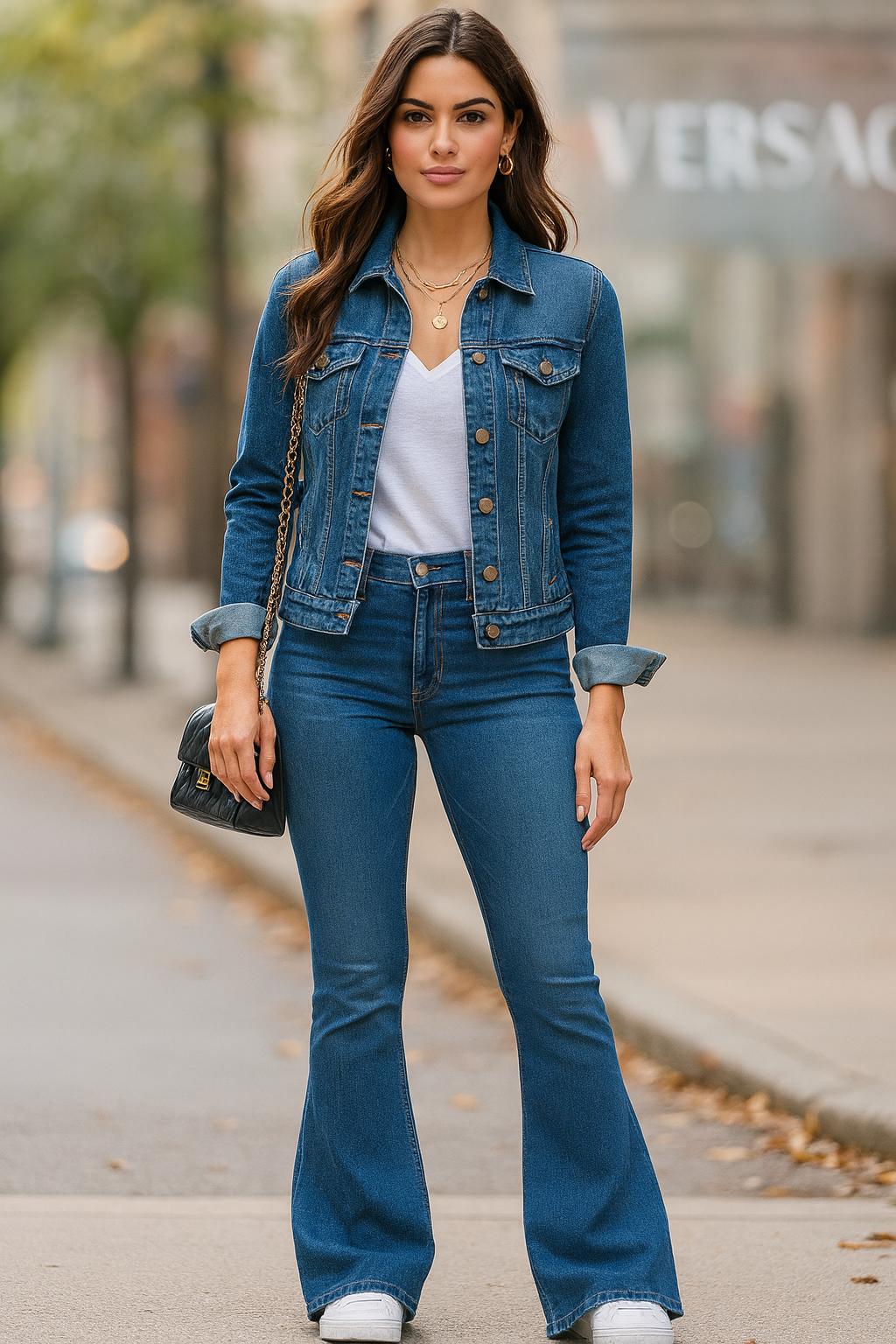 JEANS MEZCLILLA CAMPANA