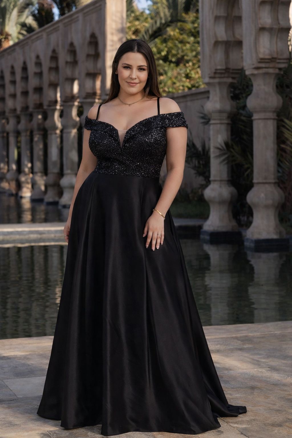 VESTIDO LARGO DE GALA