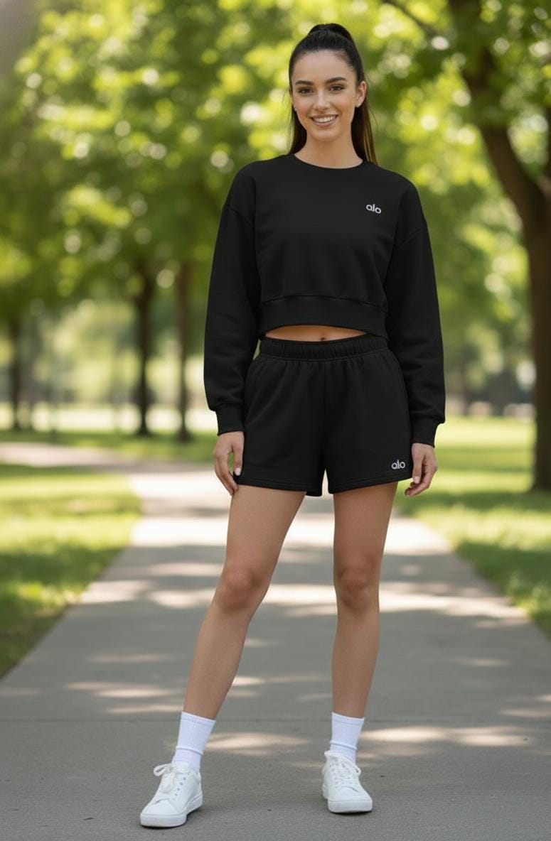 Conjunto deportivo negro