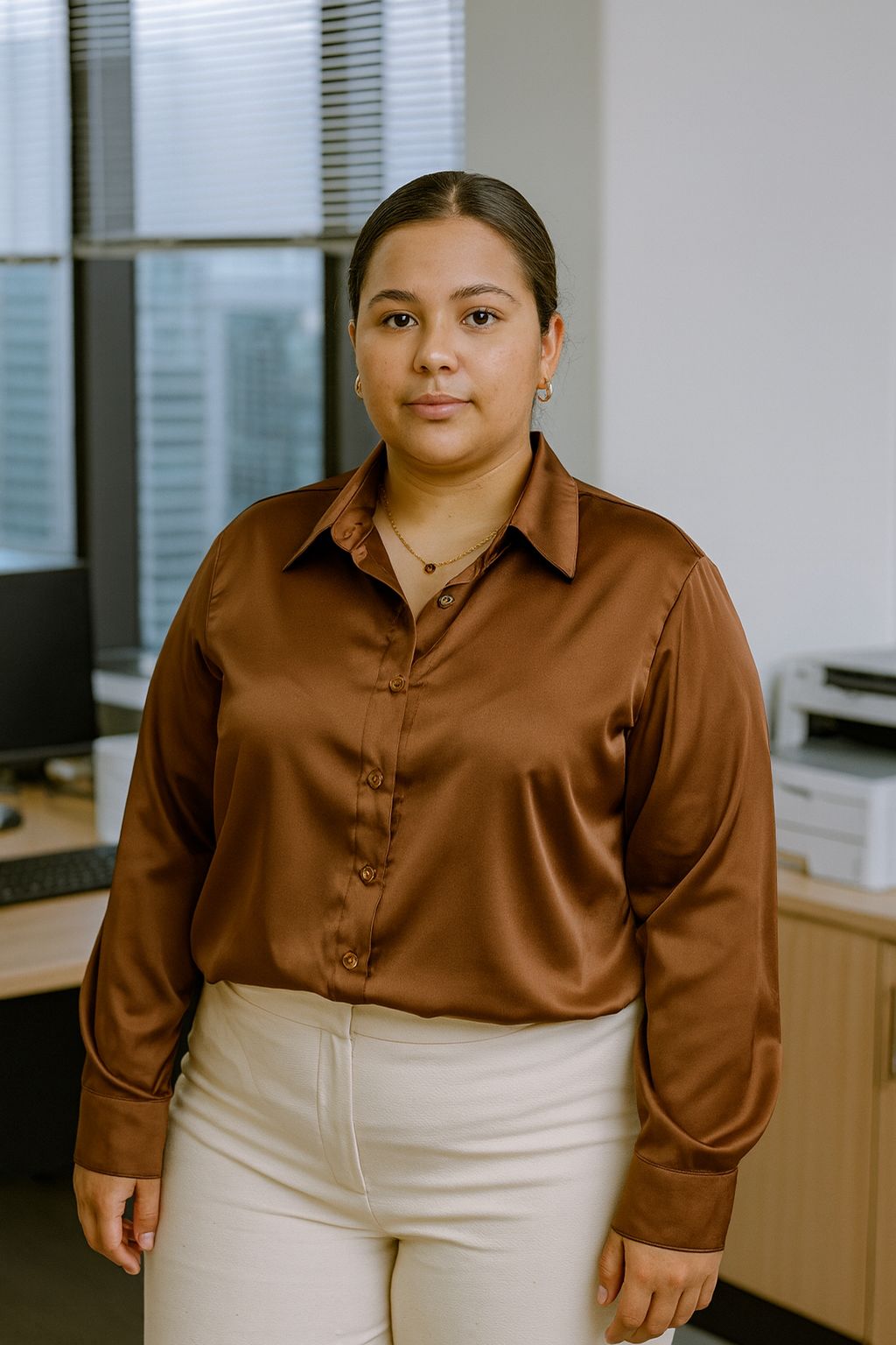 Blusa Satén 