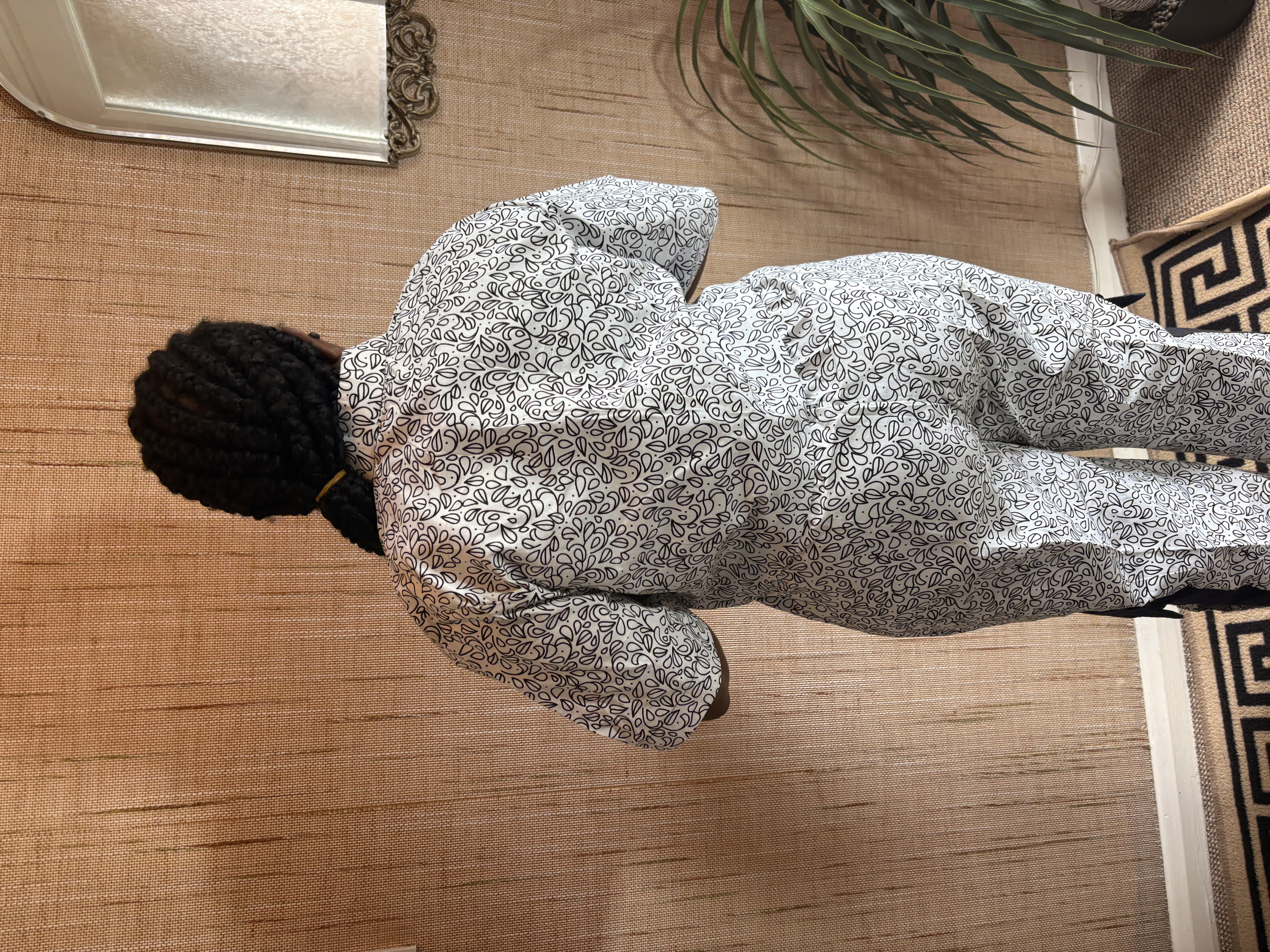 Printed Two-Piece Pants Set