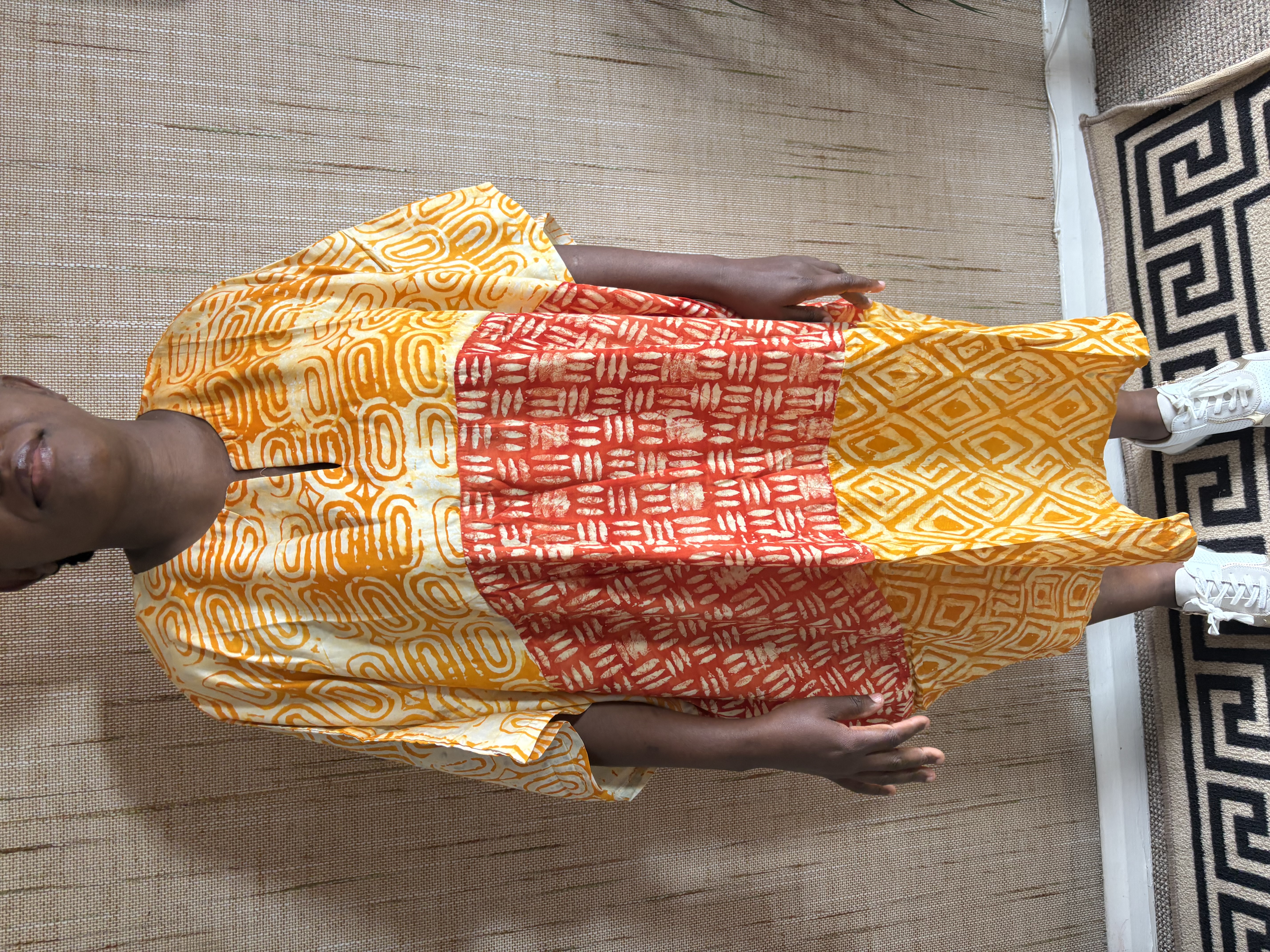 African Print Kimono Robe