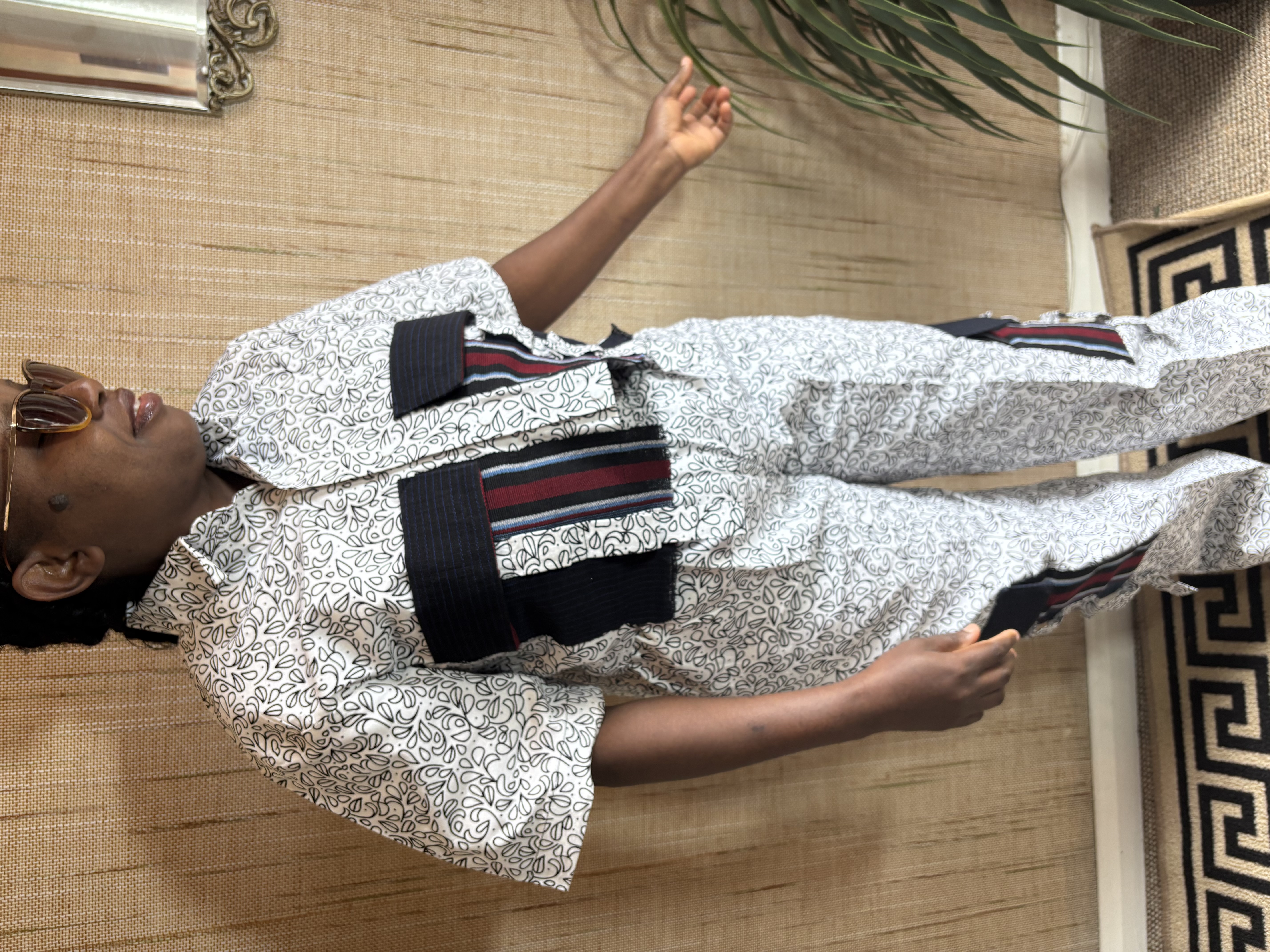 Printed Two-Piece Pants Set