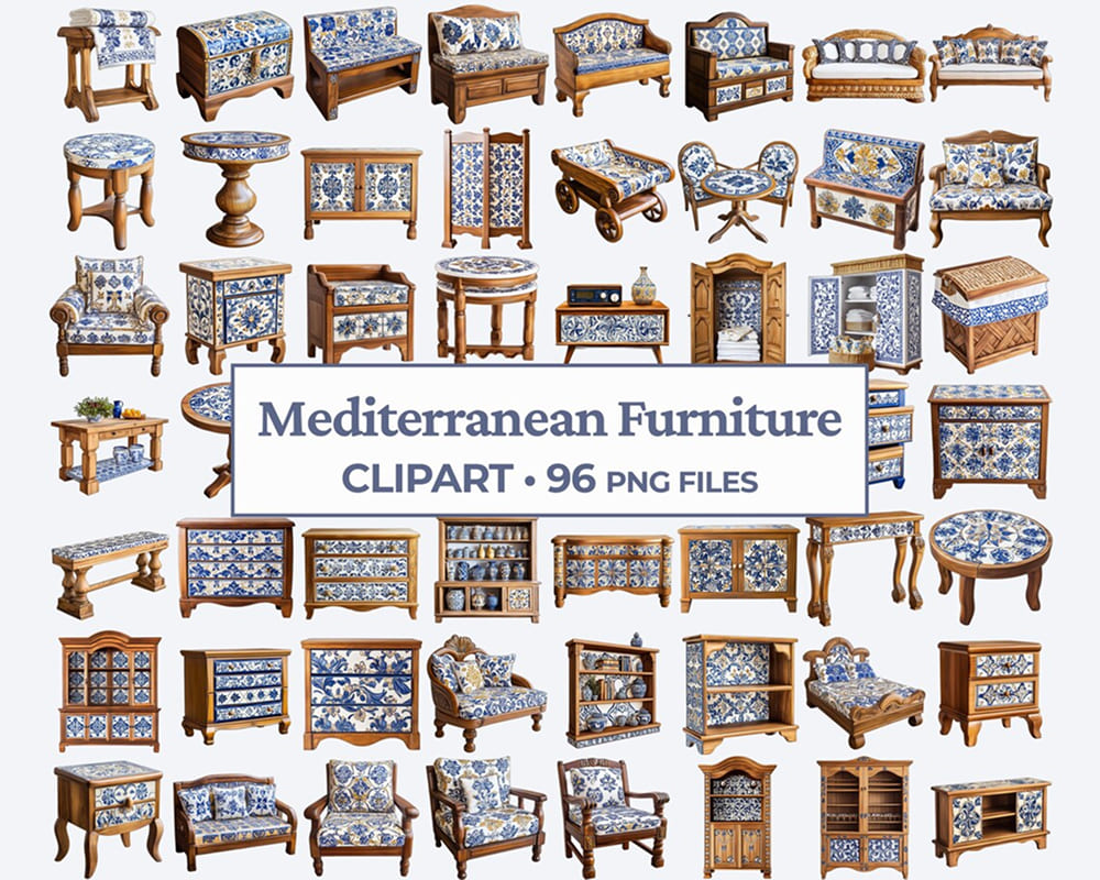 Interior Design Clipart Bundle